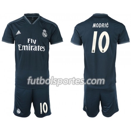 Camisetas Real Madrid MODRIC 10 Niño Segunda Equipacion 2018/2019